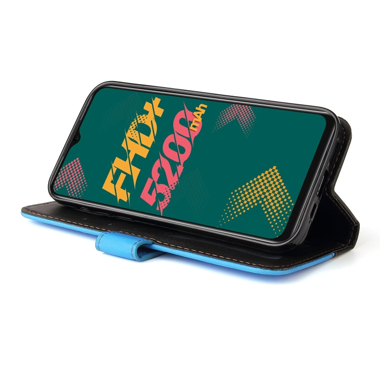 For Infinix Hot 11 Stitching-Color Horizontal Flip Leather Case