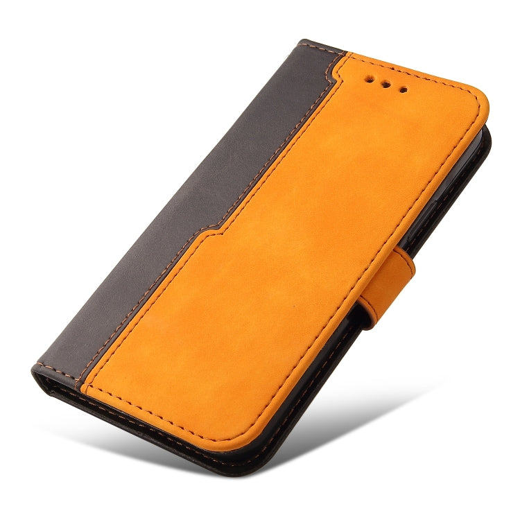 For Infinix Hot 11 Stitching-Color Horizontal Flip Leather Case