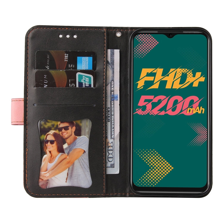 For Infinix Hot 11 Stitching-Color Horizontal Flip Leather Case