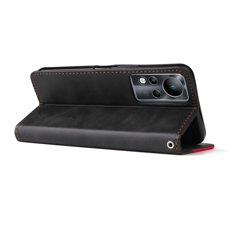 For Infinix Note 11 Stitching-Color Horizontal Flip Leather Case