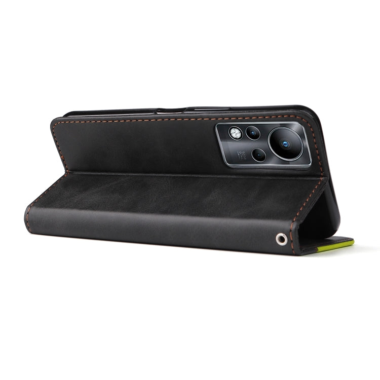 For Infinix Note 11 Stitching-Color Horizontal Flip Leather Case