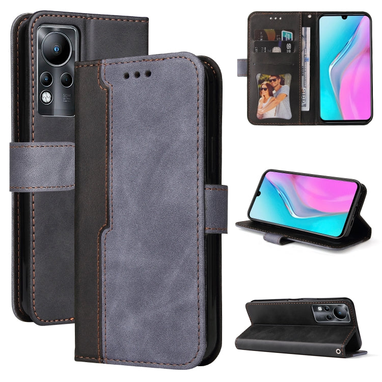 For Infinix Note 11 Stitching-Color Horizontal Flip Leather Case