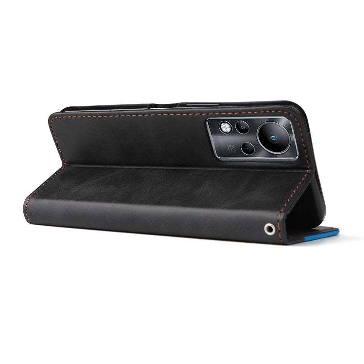 For Infinix Note 11 Stitching-Color Horizontal Flip Leather Case
