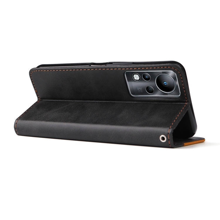 For Infinix Note 11 Stitching-Color Horizontal Flip Leather Case