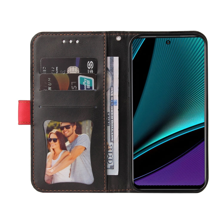 For Infinix Note 11 Pro Stitching-Color Horizontal Flip Leather Case