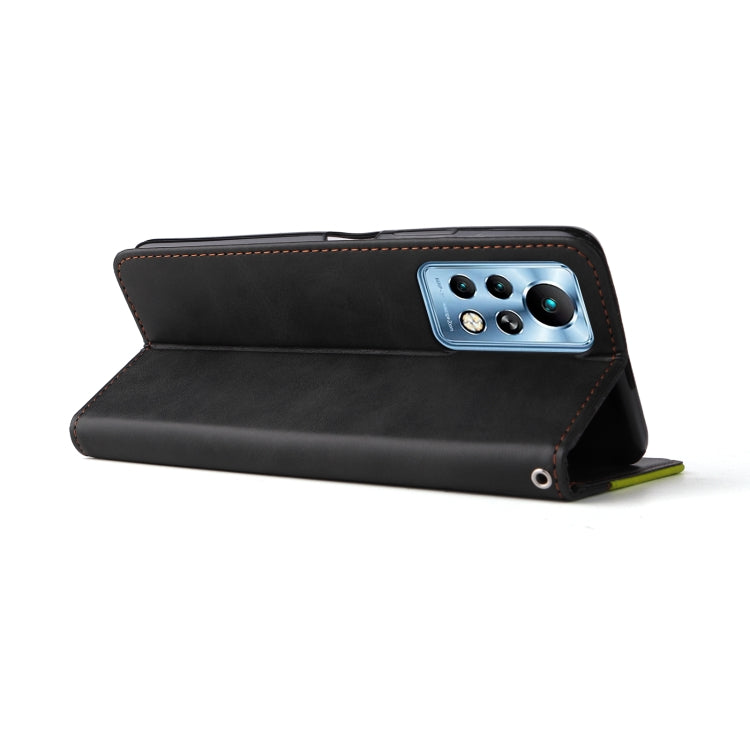 For Infinix Note 11 Pro Stitching-Color Horizontal Flip Leather Case