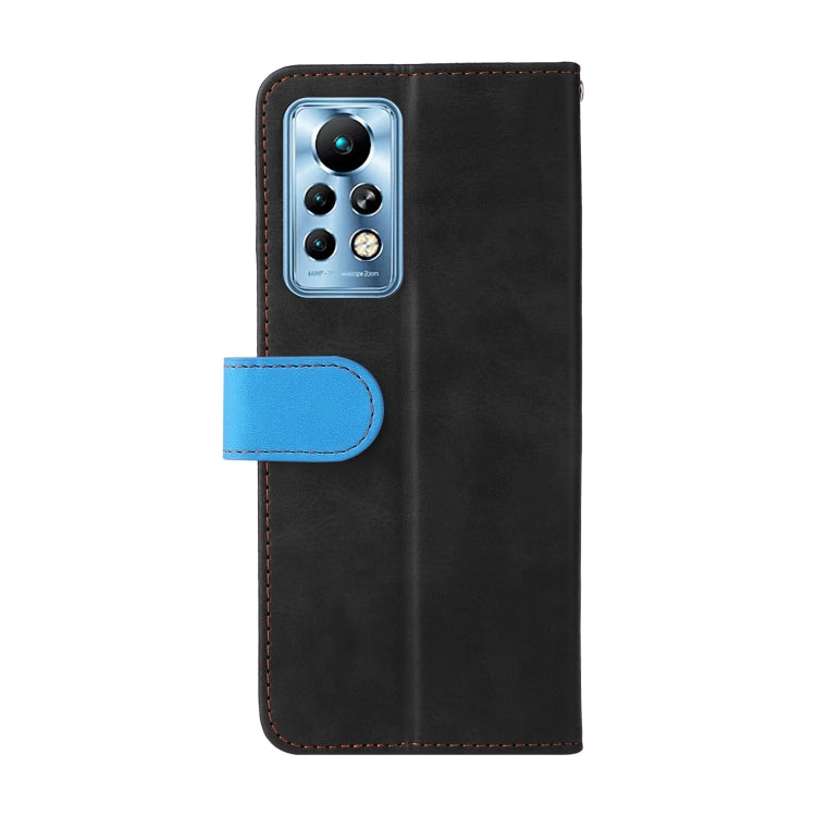 For Infinix Note 11 Pro Stitching-Color Horizontal Flip Leather Case
