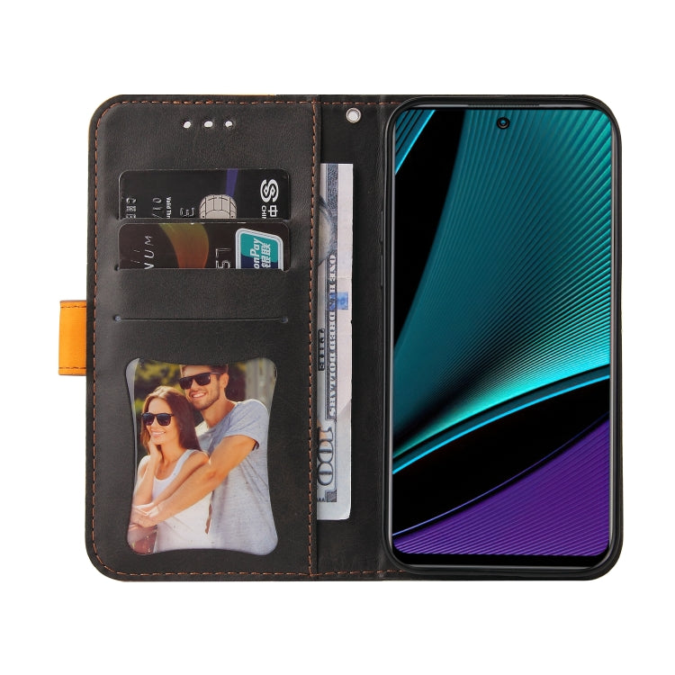 For Infinix Note 11 Pro Stitching-Color Horizontal Flip Leather Case
