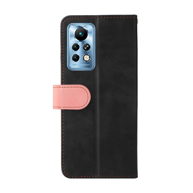 For Infinix Note 11 Pro Stitching-Color Horizontal Flip Leather Case