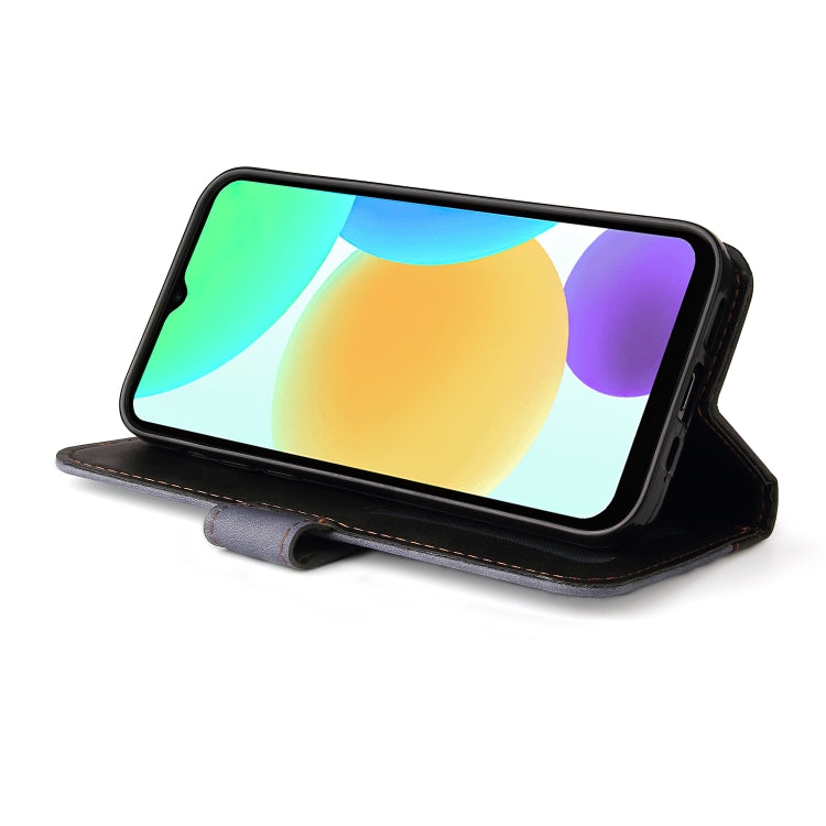 For Infinix Smart 6 Stitching-Color Horizontal Flip Leather Case