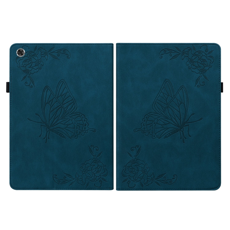 For Lenovo M10 Plus 10.3 TB-X606F/TB-X606X Butterfly Flower Embossed Leather Tablet Case