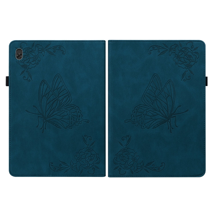 For Lenovo Tab M10 TB-X605L/X605F Butterfly Flower Embossed Leather Tablet Case