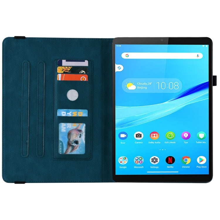 For Lenovo Tab M8 HD / M8 FHD Butterfly Flower Embossed Leather Tablet Case