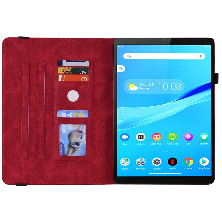 For Lenovo Tab M8 HD / M8 FHD Butterfly Flower Embossed Leather Tablet Case