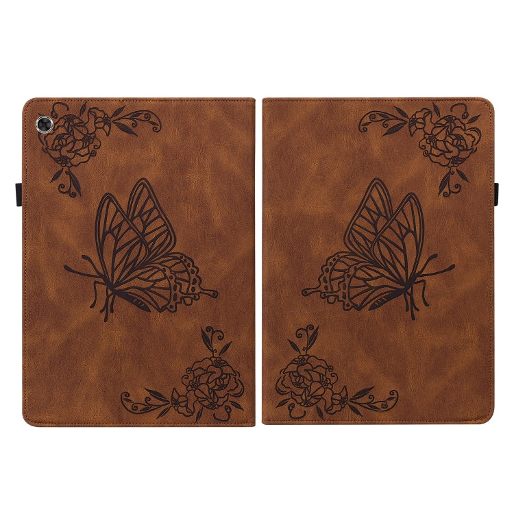 For Lenovo Tab M8 HD / M8 FHD Butterfly Flower Embossed Leather Tablet Case