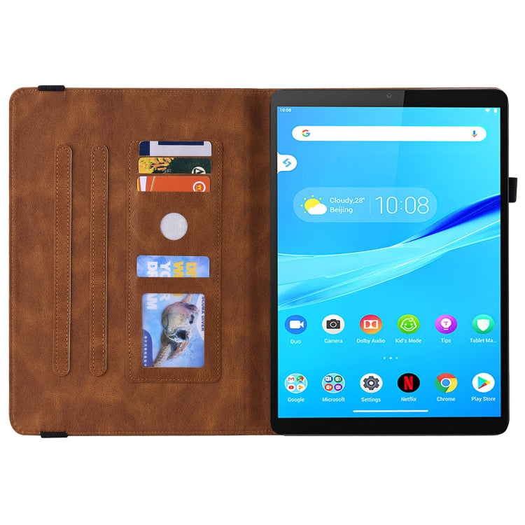 For Lenovo Tab M8 HD / M8 FHD Butterfly Flower Embossed Leather Tablet Case