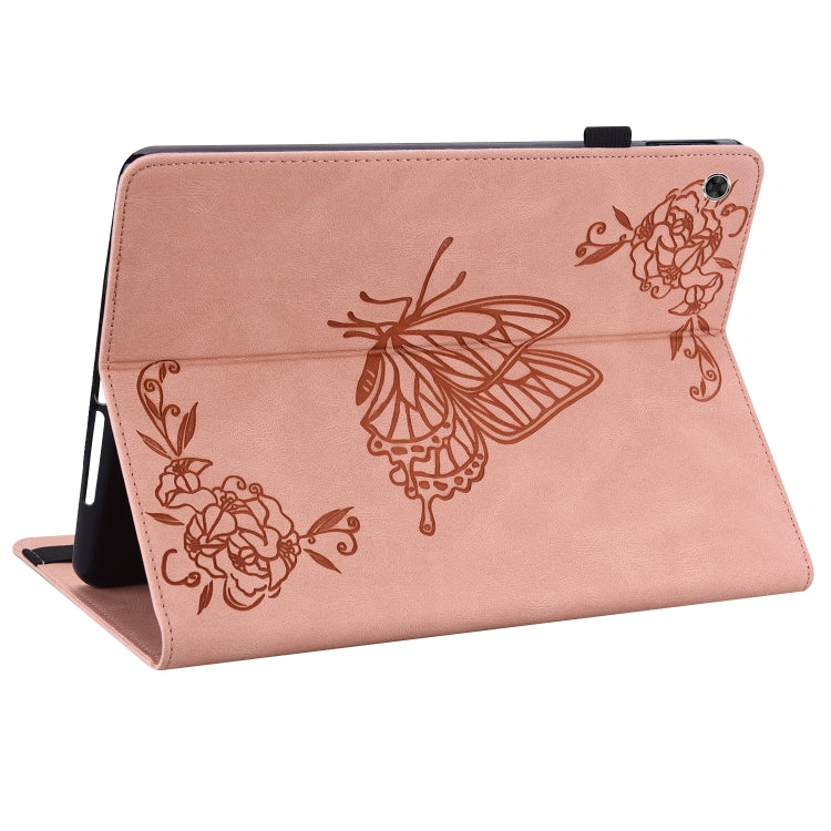 For Lenovo Tab M8 HD / M8 FHD Butterfly Flower Embossed Leather Tablet Case