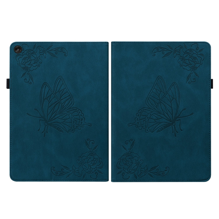 For Lenovo Tab M10 Plus 10.6 3rd Gen Butterfly Flower Embossed Leather Tablet Case
