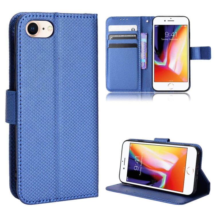For iPhone SE 2022 / SE 2020 / 8 / 7 Diamond Texture Leather Phone Case