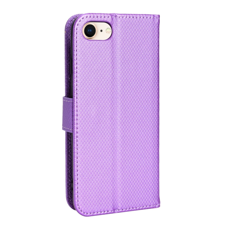 For iPhone SE 2022 / SE 2020 / 8 / 7 Diamond Texture Leather Phone Case