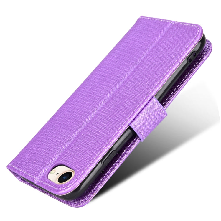 For iPhone SE 2022 / SE 2020 / 8 / 7 Diamond Texture Leather Phone Case