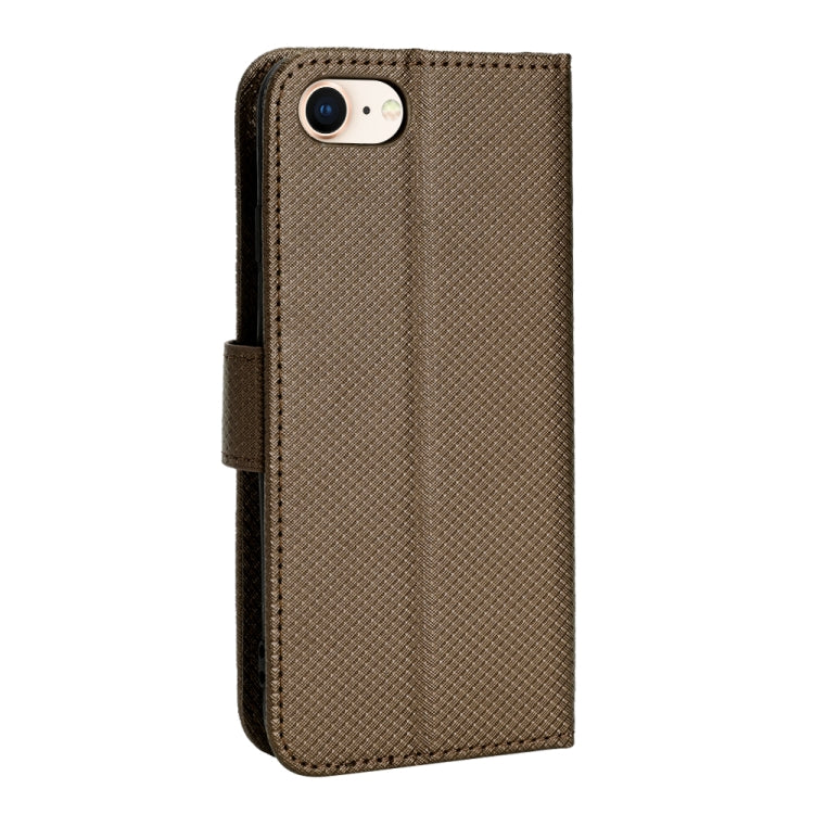 For iPhone SE 2022 / SE 2020 / 8 / 7 Diamond Texture Leather Phone Case