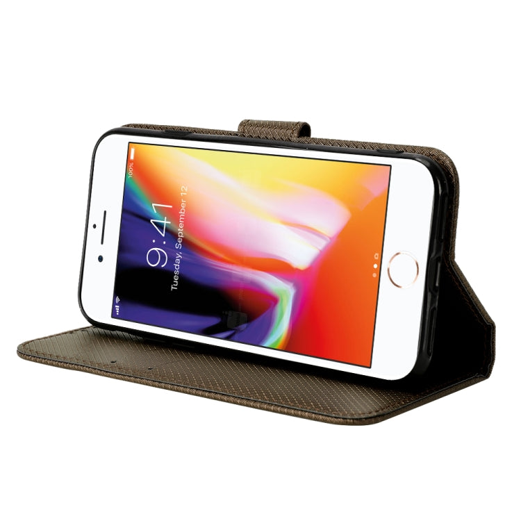 For iPhone SE 2022 / SE 2020 / 8 / 7 Diamond Texture Leather Phone Case