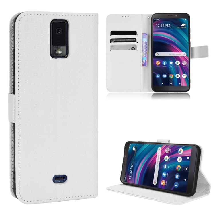 For BLU View 3 B140DL Diamond Texture Leather Phone Case