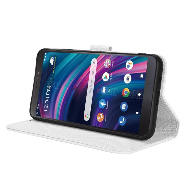 For BLU View 3 B140DL Diamond Texture Leather Phone Case