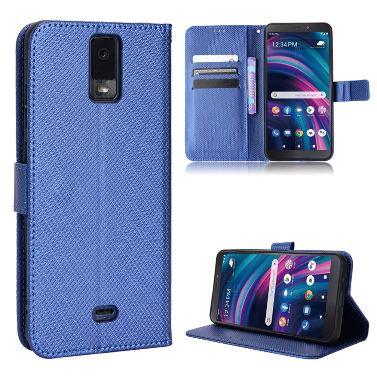 For BLU View 3 B140DL Diamond Texture Leather Phone Case