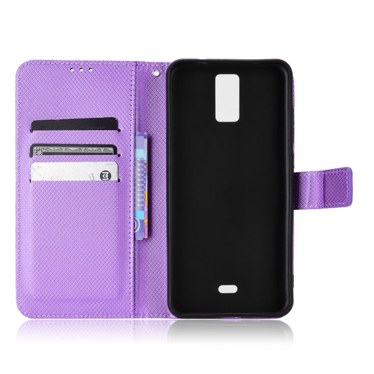 For BLU View 3 B140DL Diamond Texture Leather Phone Case