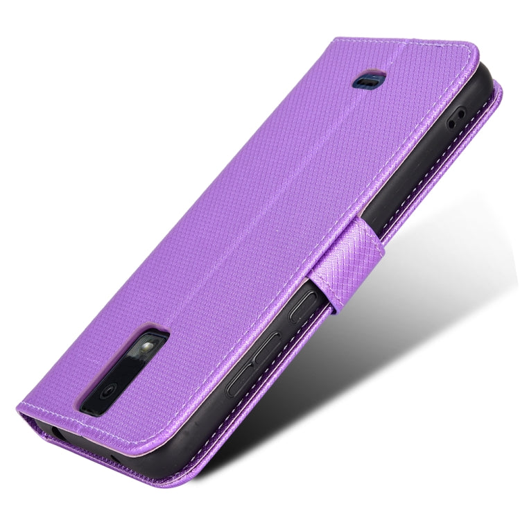 For BLU View 3 B140DL Diamond Texture Leather Phone Case