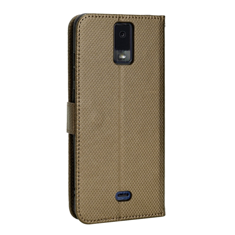 For BLU View 3 B140DL Diamond Texture Leather Phone Case