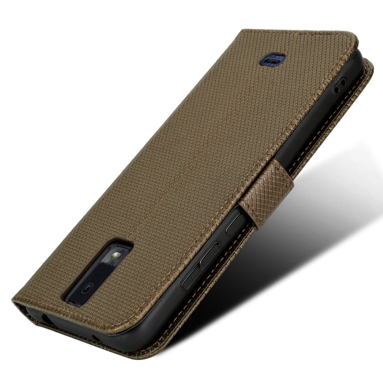 For BLU View 3 B140DL Diamond Texture Leather Phone Case