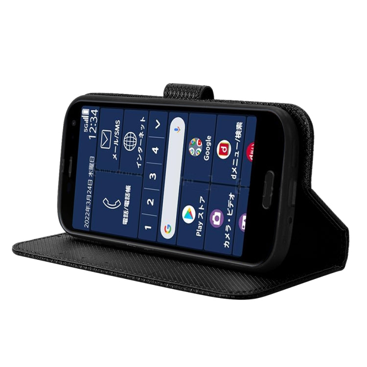For Fujitsu F-52B Diamond Texture Leather Phone Case