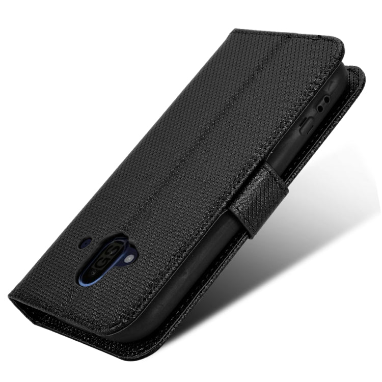 For Fujitsu F-52B Diamond Texture Leather Phone Case