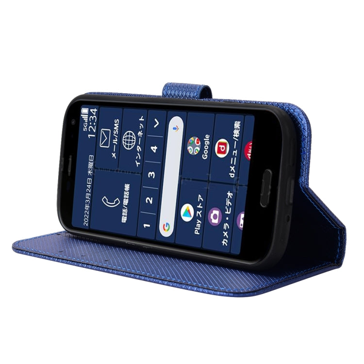 For Fujitsu F-52B Diamond Texture Leather Phone Case