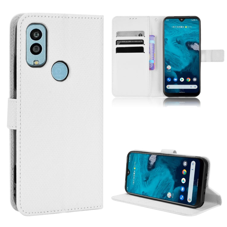 For Kyocera Android One S9 Diamond Texture Leather Phone Case