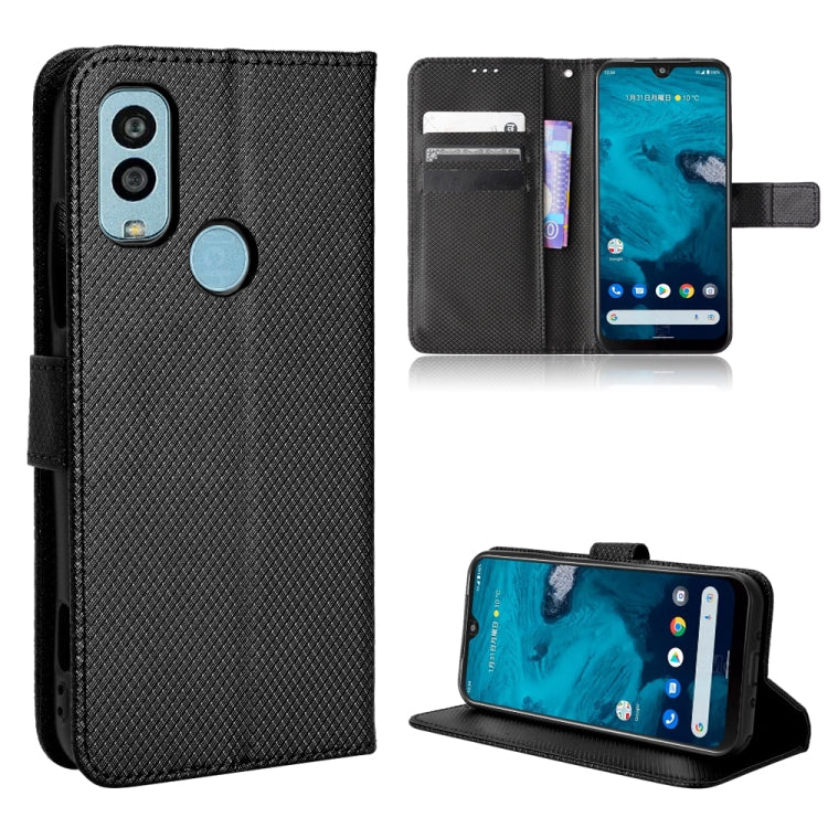 For Kyocera Android One S9 Diamond Texture Leather Phone Case