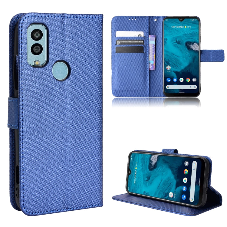 For Kyocera Android One S9 Diamond Texture Leather Phone Case