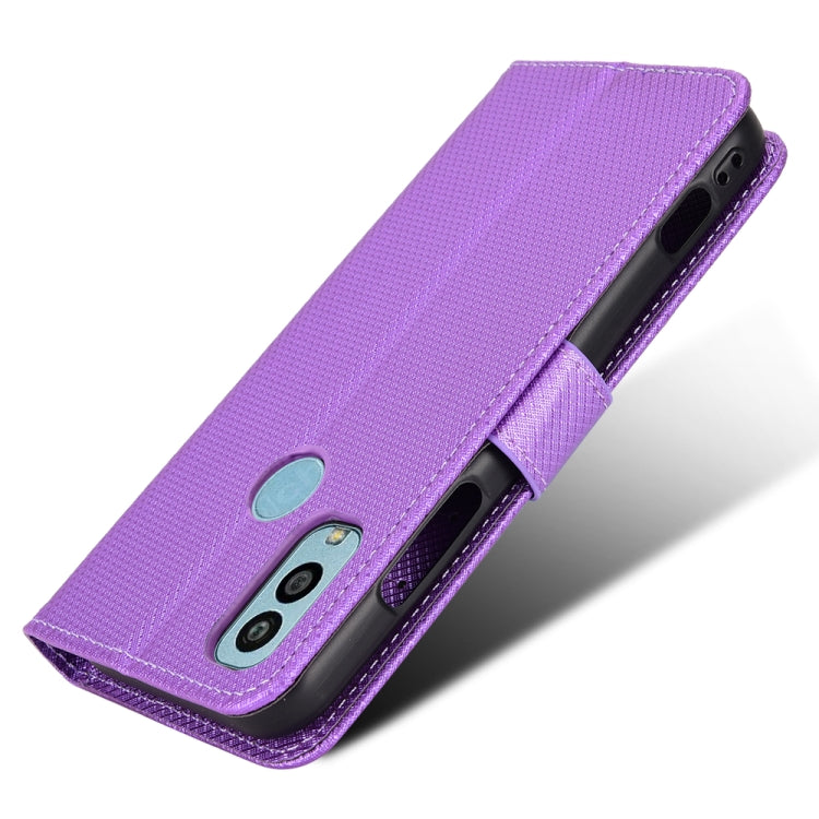 For Kyocera Android One S9 Diamond Texture Leather Phone Case