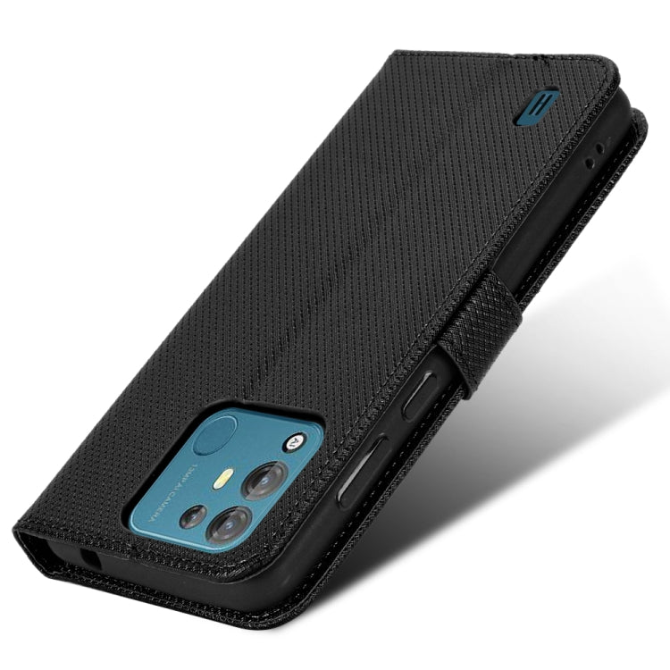 For Blackview A55 Pro Diamond Texture Leather Phone Case