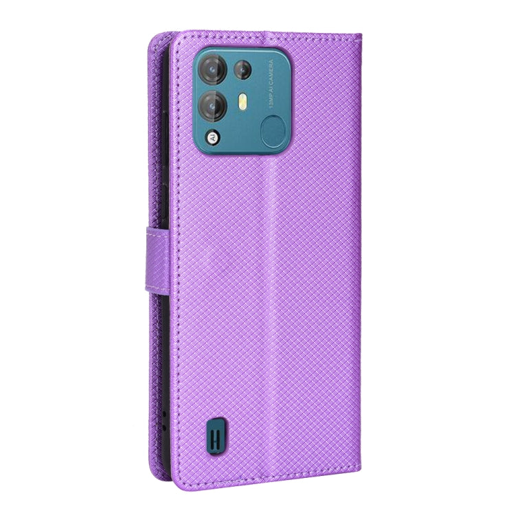 For Blackview A55 Pro Diamond Texture Leather Phone Case