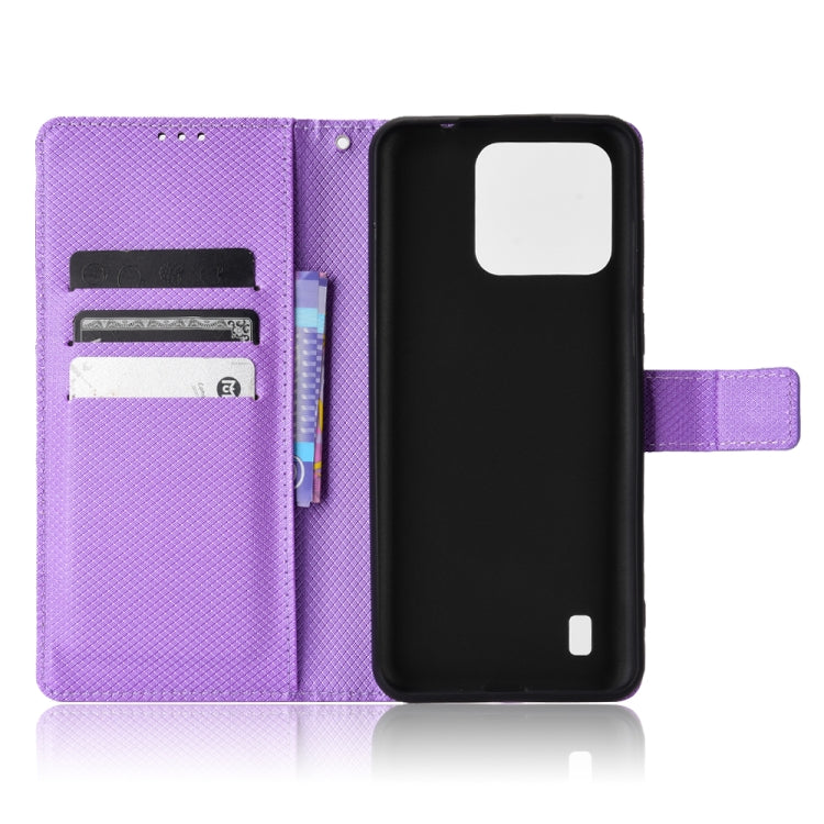 For Blackview A55 Pro Diamond Texture Leather Phone Case