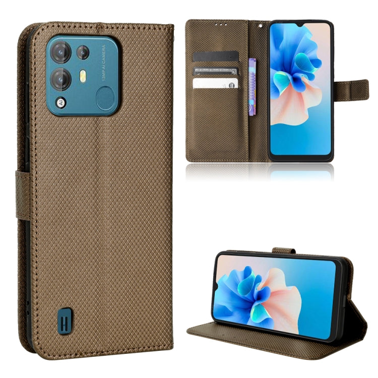 For Blackview A55 Pro Diamond Texture Leather Phone Case