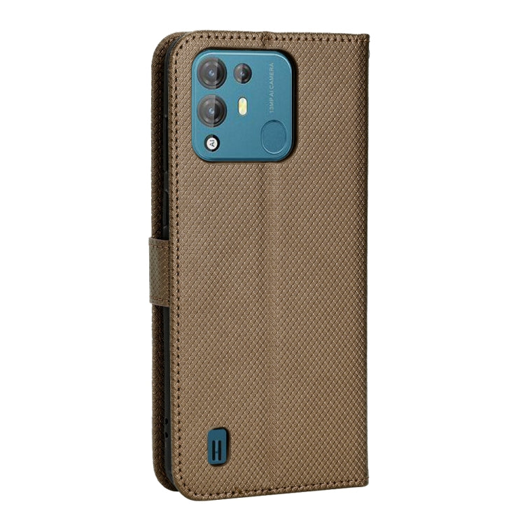 For Blackview A55 Pro Diamond Texture Leather Phone Case