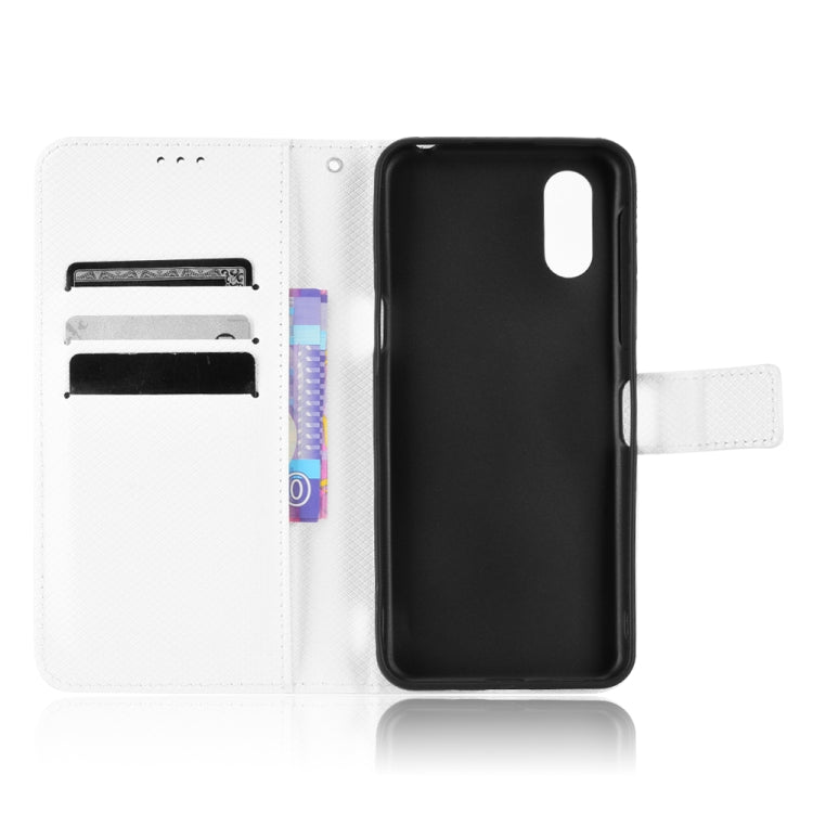 For Sharp Simple Sumaho 6 Diamond Texture Leather Phone Case