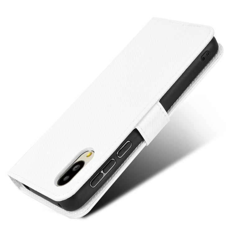 For Sharp Simple Sumaho 6 Diamond Texture Leather Phone Case