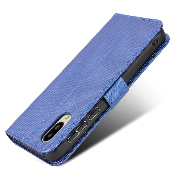 For Sharp Simple Sumaho 6 Diamond Texture Leather Phone Case