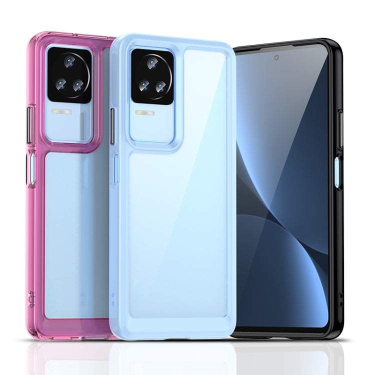 For Xiaomi Poco F4 Colorful Series Acrylic + TPU Phone Case